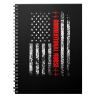 Correctional Nurse Vintage Patriotic American Flag