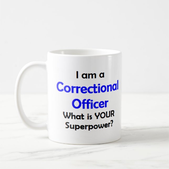 correctional officer coffee mug (Left)
