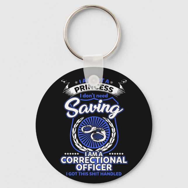 Correctional Officer Correction Officer Key Ring (Front)