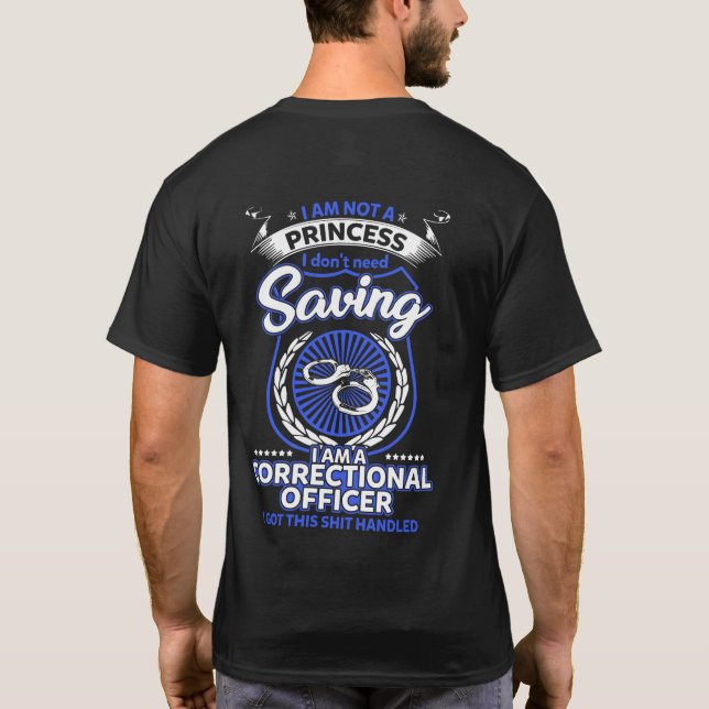 Correctional Officer Correction Officer T-Shirt (Back)