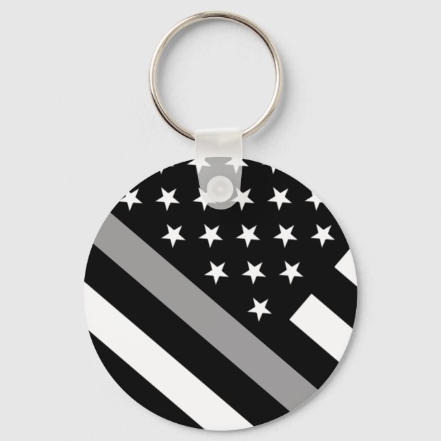 Correctional Officer Flag Key Ring (Front)