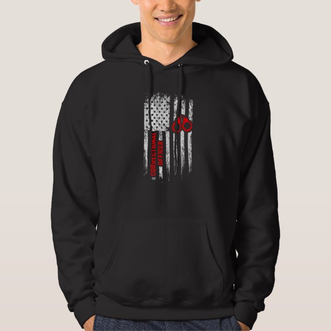 Correctional Officer Practicing Corrections CO  1 Hoodie (Front)