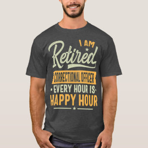 Correctional officer Retired Gifts T-Shirt