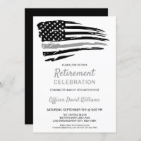 Correctional Officer Retirement Thin Grey Line