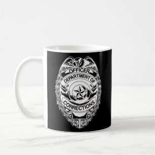 Correctional Officers Badge Gear Coffee Mug