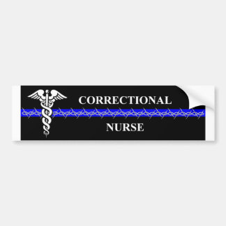 Corrections Nursing rectangle Bumper Sticker