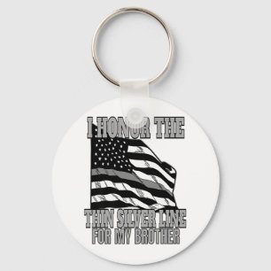 Corrections Officer Brother Or Sister Gift Correct Key Ring