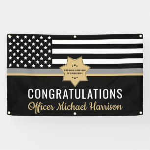 Corrections Officer Law Enforcement Graduation Banner