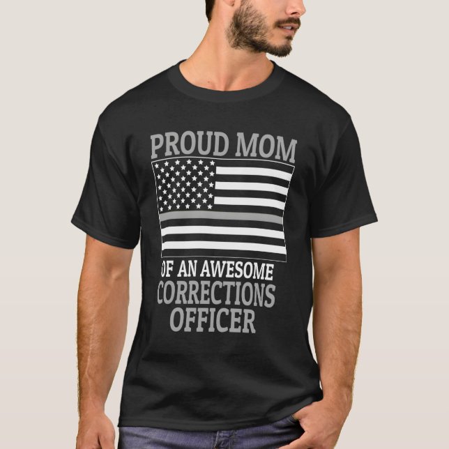 Corrections Officer Mum Gift T-Shirt (Front)