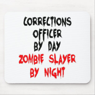 Corrections Officer Zombie Slayer Mouse Mat