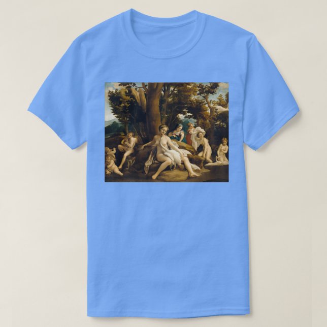 Correggio Leda and the Swan T-Shirt (Design Front)