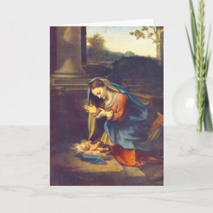 Correggio - The Adoration of the Child Holiday Card