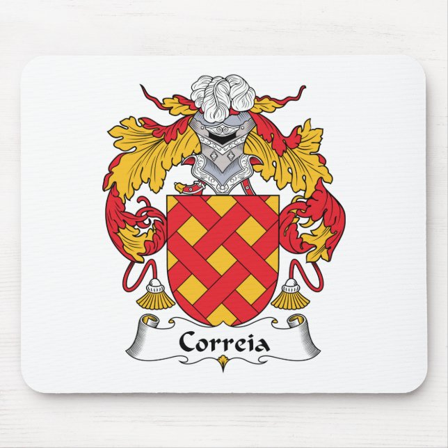 Correia Family Crest Mouse Mat (Front)