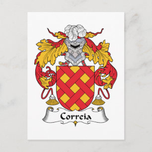 Correia Family Crest Postcard