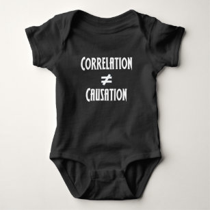 Correlation Does Not Equal Causation Baby Bodysuit