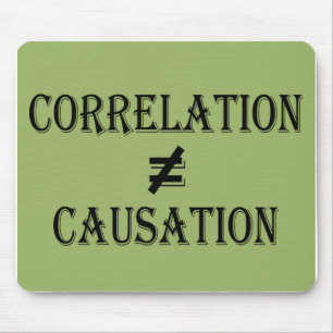 Correlation Does Not Equal Causation Mouse Mat