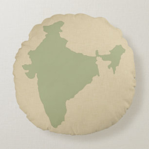 Corriander Spice Moods India Round Cushion