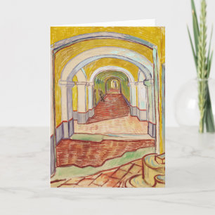 Corridor in the Asylum (by Vincent van Gogh) Card
