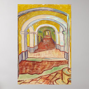 Corridor in the Asylum (by Vincent van Gogh) Poster