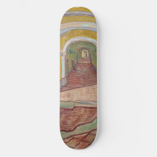 Corridor in the Asylum by Vincent Van Gogh Skateboard
