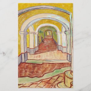 Corridor in the Asylum (by Vincent van Gogh) Stationery