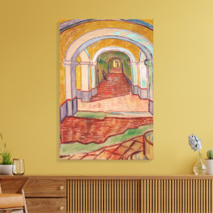 Corridor in the Asylum Canvas Print