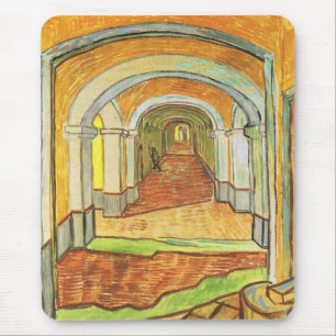 Corridor of Saint Paul Asylum by Vincent van Gogh Mouse Mat