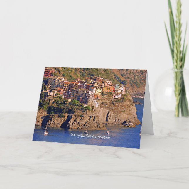 Corriglia, Newfoundland Card (Front)