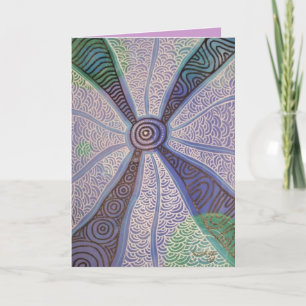 Corroboree at Dusk Card by Nganuwaay Koolyn