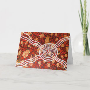 Corroboree II Aboriginal Art Card