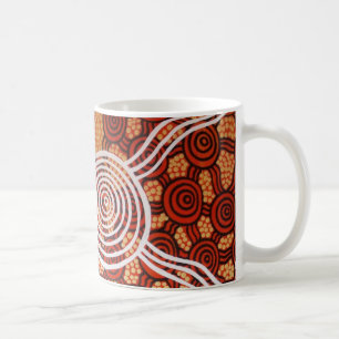 Corroboree II Aboriginal Art Coffee Mug