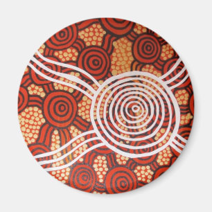 Corroboree II Aboriginal Art Magnet