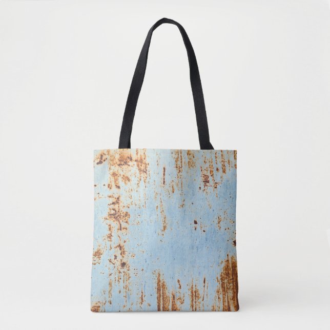 Corroded metal, grunge texture background. tote bag (Front)