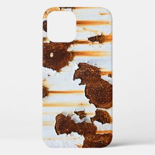 Corroded White Rust Streaks iPhone 12 Case