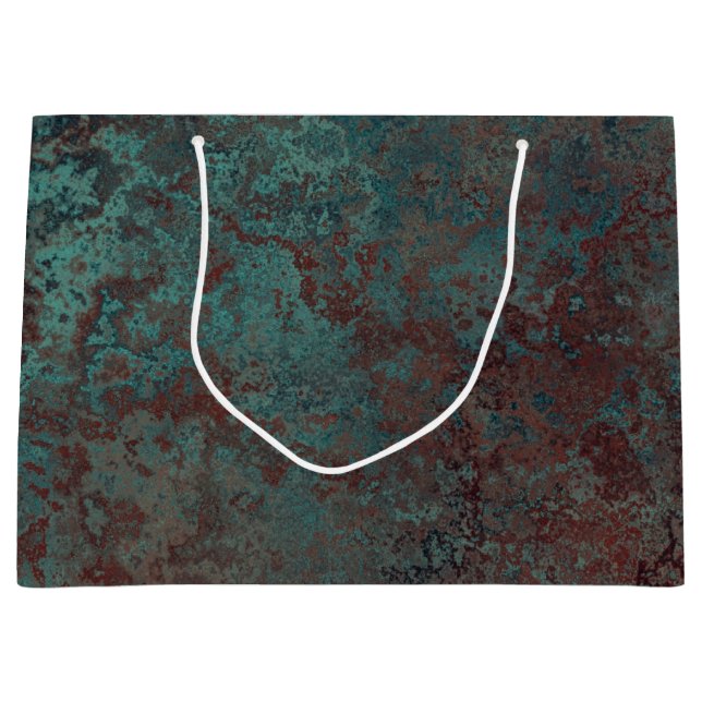 Corrosion "Copper" print gift bag large (Front)