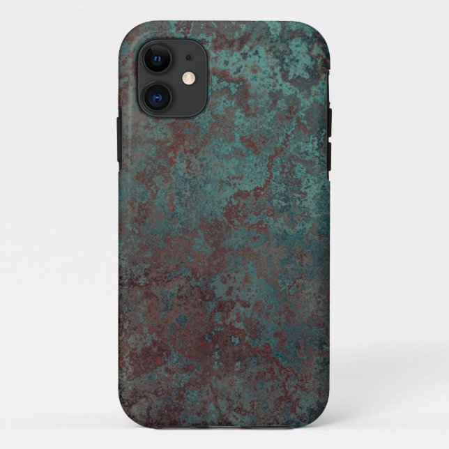 Corrosion "Copper" print iPhone barely there case (Back)