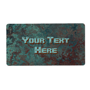 Corrosion "Copper" print labels large