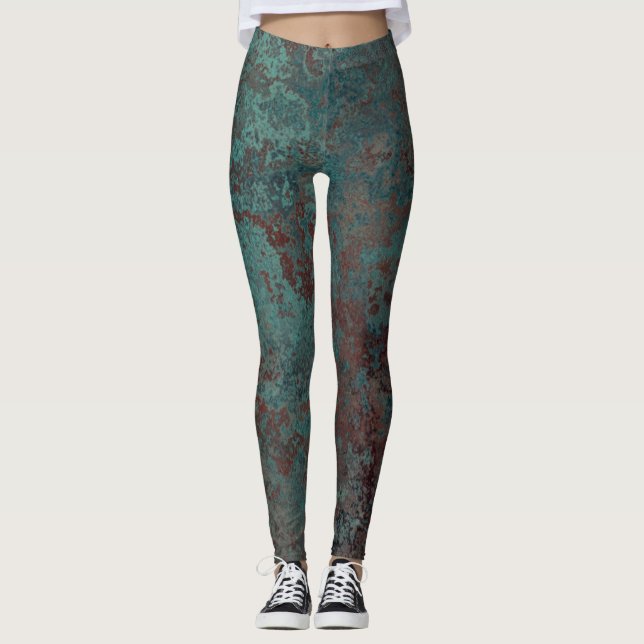 Corrosion "Copper" print leggings (Front)