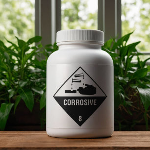 Corrosive 8 Label