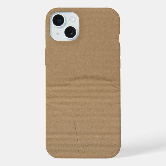Corrugated Cardboard iPhone Case (Back)