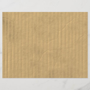 Corrugated Cardboard Texture Flyer