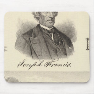 Corrugated iron steam yacht mouse mat