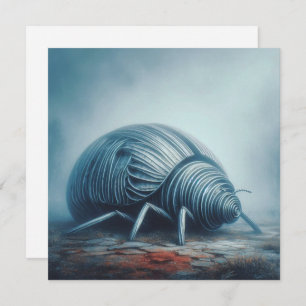 Corrugated Ladybug Greeting Card