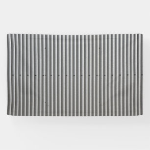 Corrugated Metal Background Banner