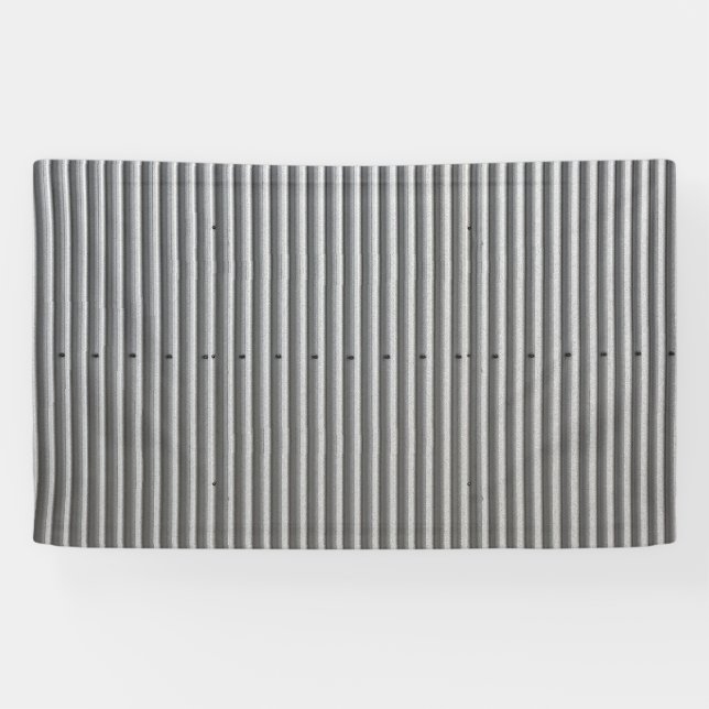 Corrugated Metal Background Banner (Horizontal)