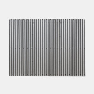 Corrugated Metal Background Doormat