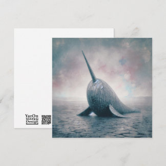 Corrugated Narwhal Greeting Card