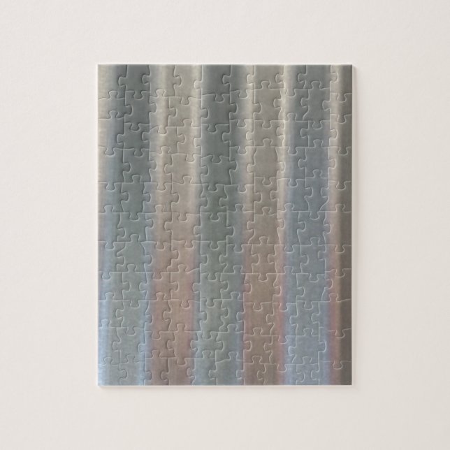 Corrugated Sheet Metal Jigsaw Puzzle (Vertical)