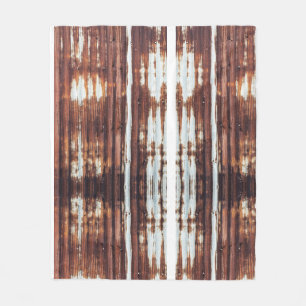 Corrugated tin roof sheets fleece blanket