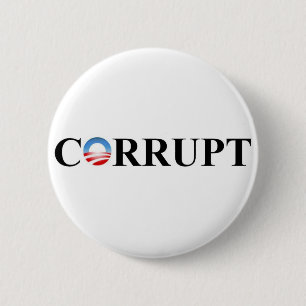 CORRUPT 6 CM ROUND BADGE